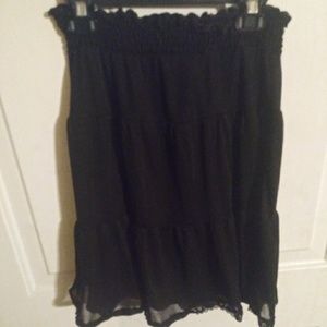 Girls black skirt size Large (12-14)